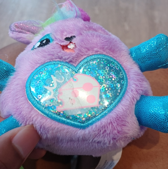 •Zuru Rainbocorns Purple Unicorn Bunny plush stuffed animal toy 4” - Picture 3 of 11
